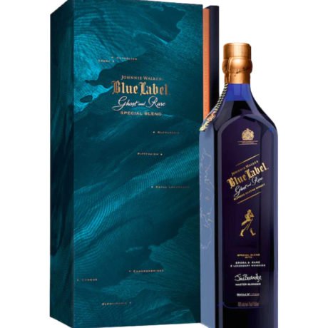 JOHNNIE WALKER BLUE LABEL GHOST & RARE EDITION BRORA & RARE SCOTCH WHISKY 750ML