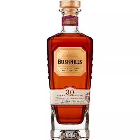 BUSHMILLS 30 YEAR OLD PX SHERRY CASK FINISH SINGLE MALT IRISH WHISKEY