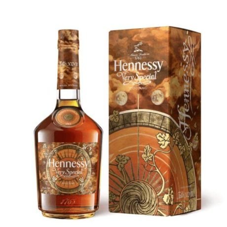Hennessy v.s x faith XLVII 750ML