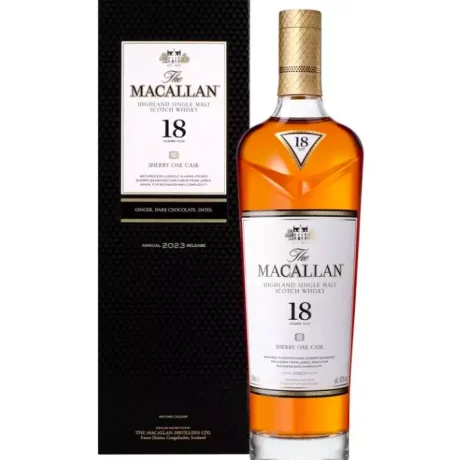 The Macallan 18 Year Old Sherry Oak 2023 Release 750mL