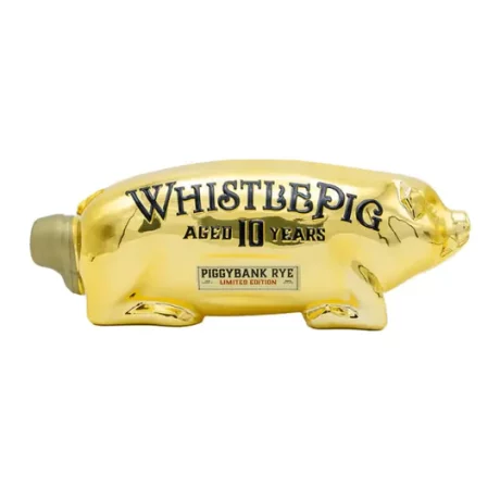 WhistlePig Limited Edition 10 Years Aged Gold Edition Piggybank Rye 1L