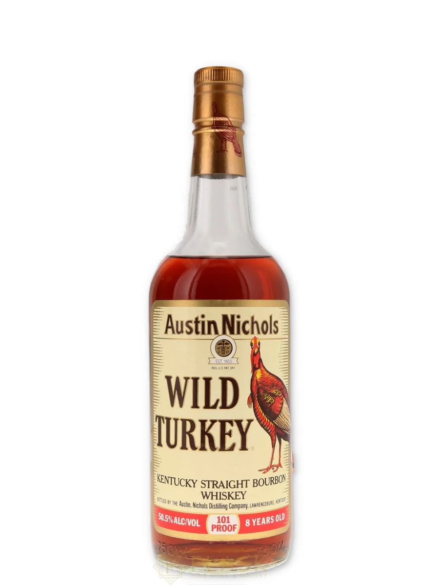 Wild Turkey 101 Proof 8 Year Old Bourbon 1991 In Gift Tin 1