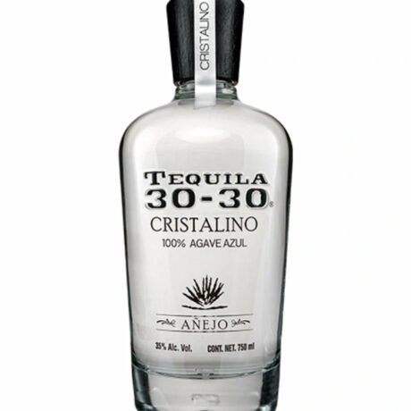 Tequila 30-30 Cristalino Anejo 750mL